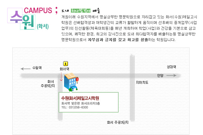 화서제일고시학원 이미지