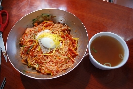 기장밀면 이미지