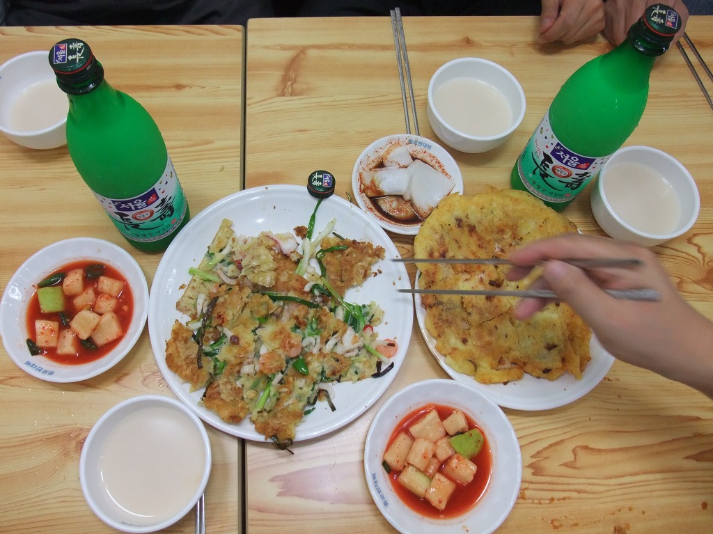 막걸리와빈대떡 이미지