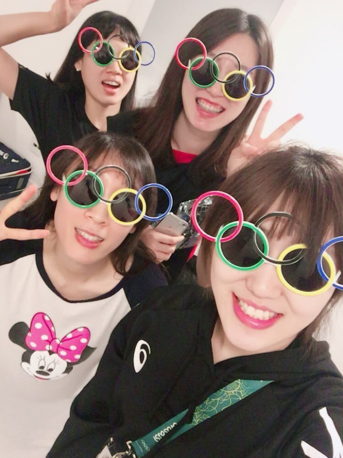 한일전 승리 뒤 여자 배구 선수들 | 인스티즈