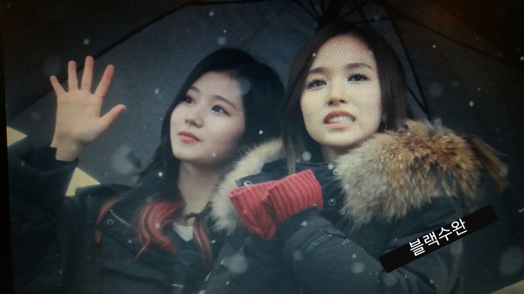 오늘 첫눈 맞는 사나.jpg | 인스티즈