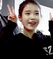 아이유 브이.gif | 인스티즈