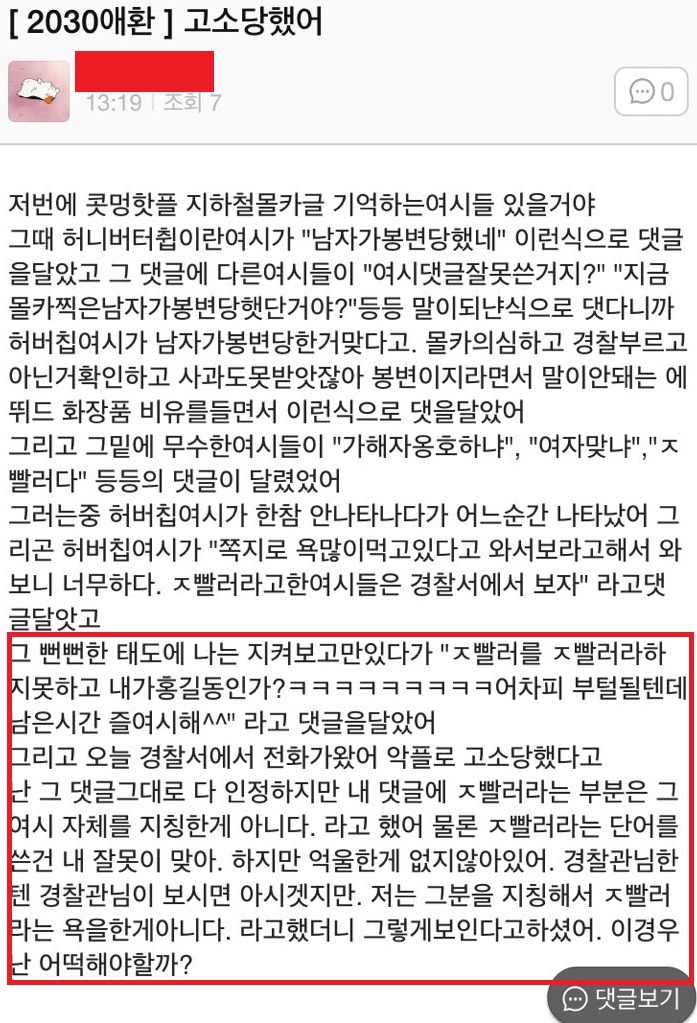 이쯤에서 다시보는 인생은 실전이야 여시 고소사건 | 인스티즈