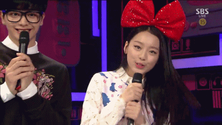 오늘자 인기가요 수민이.gif | 인스티즈