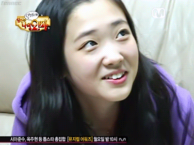 러블리즈 지애 리얼로 고등학생때 방송나오던 시절.gif | 인스티즈