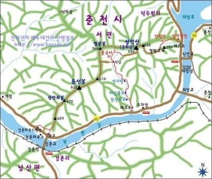 등로 주변 풍경 이미지