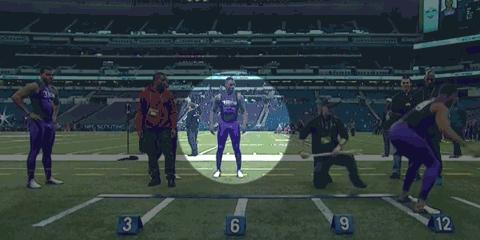 제자리 멀리뛰기 세계 신기록을 세운 NFL 선수......gif | 인스티즈