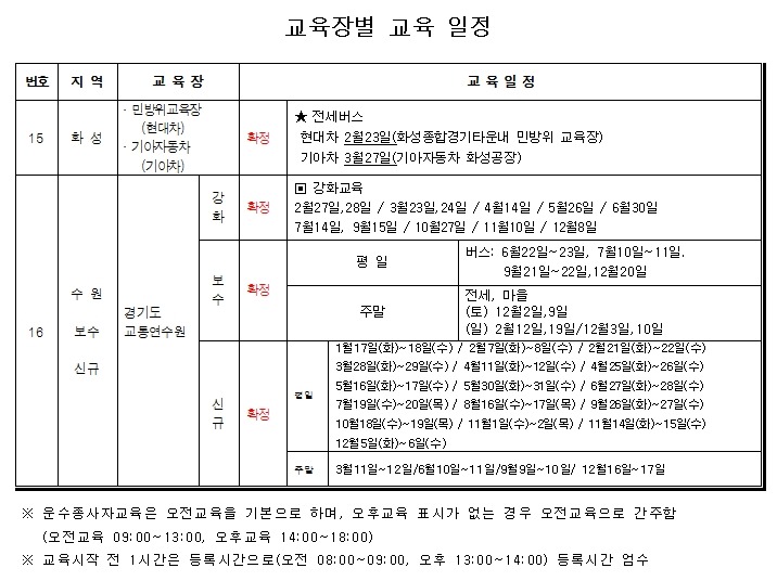 경기도교통연수원 이미지