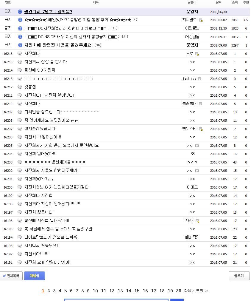 현시각 특정 갤러리 상황.jpg | 인스티즈