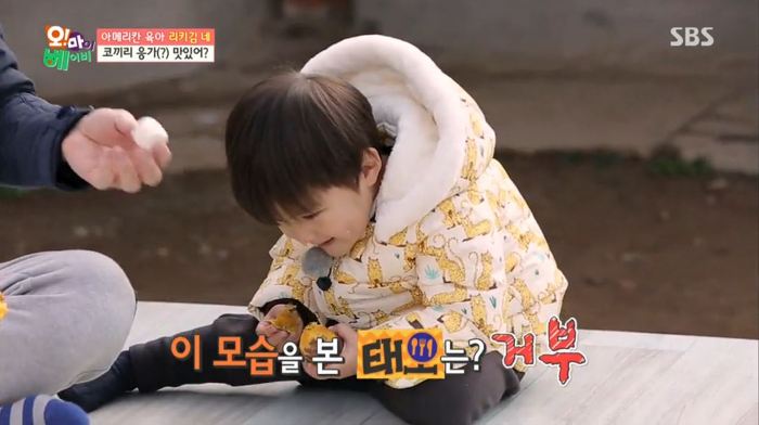 [오마이베이비] 리키김이 먹태오의 먹성을 잠재우는법ㅋㅋㅋㅋ.jpg | 인스티즈