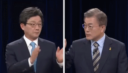 오늘자 문재인 토론 명장면.gif | 인스티즈