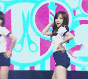 [AOA] 윙크를 못하는 민아.gif | 인스티즈