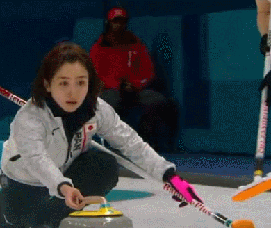 박보영 닮은 일본 컬링녀...후지사와...gif | 인스티즈
