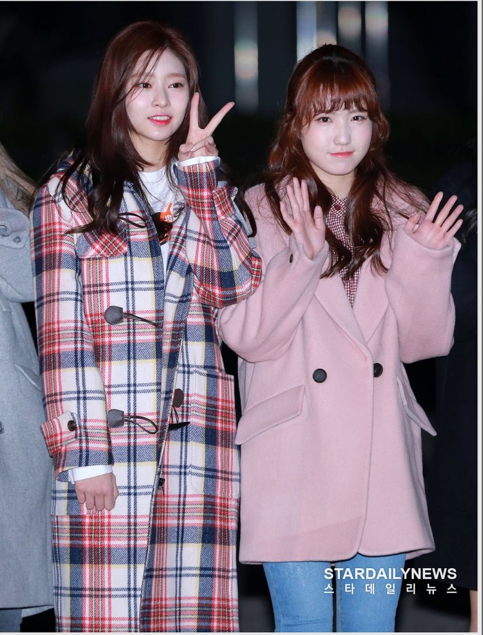 어젯밤 늦게까지 콜라 사이다 말아 마신듯한 아이즈원 출근길 사진.jpg | 인스티즈