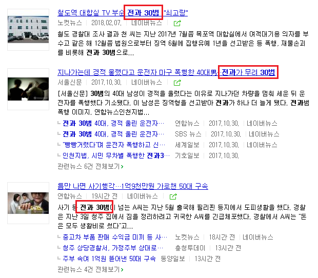 대한민국에 전과 몇범까지 있는지 궁금해서 쪄봄 | 인스티즈
