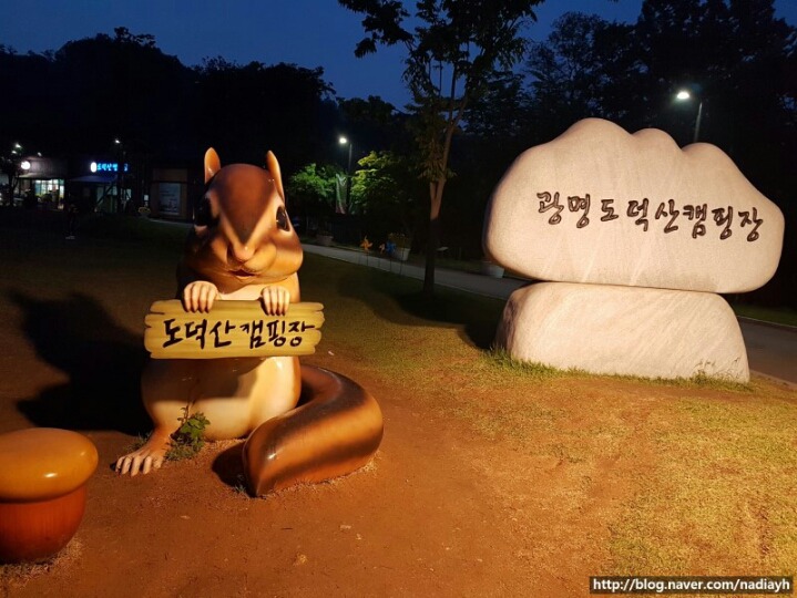광명 도덕산 캠핑장 이미지