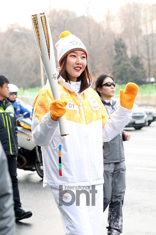 한혜진 성화봉송. jpg | 인스티즈