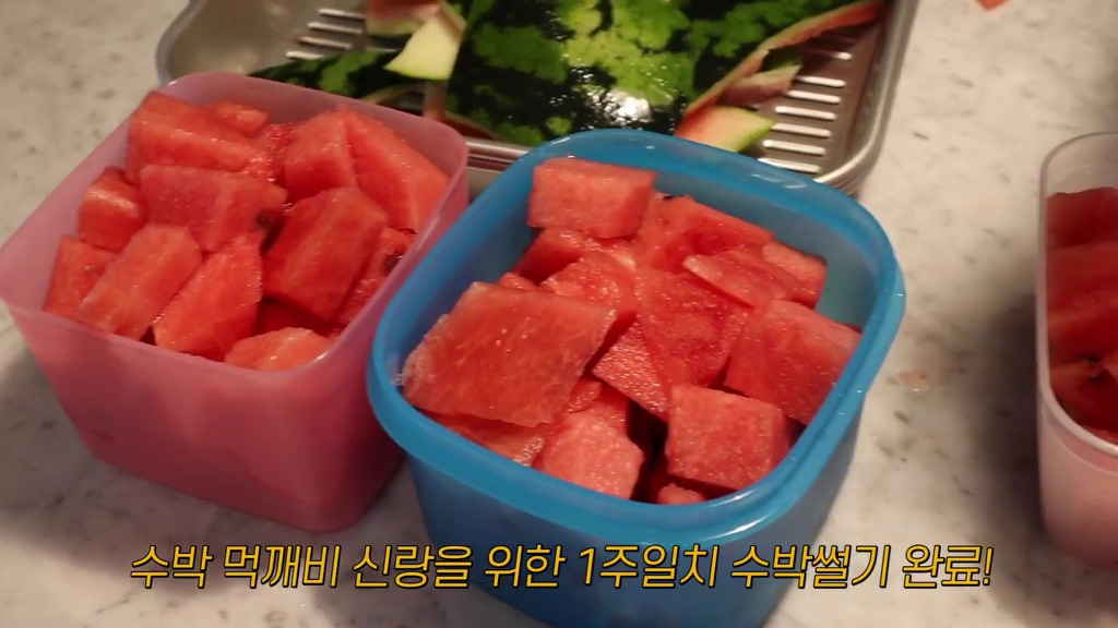 문가든씨가 알려주는 수박 조각 보관하려고 자를때 꿀팁 | 인스티즈