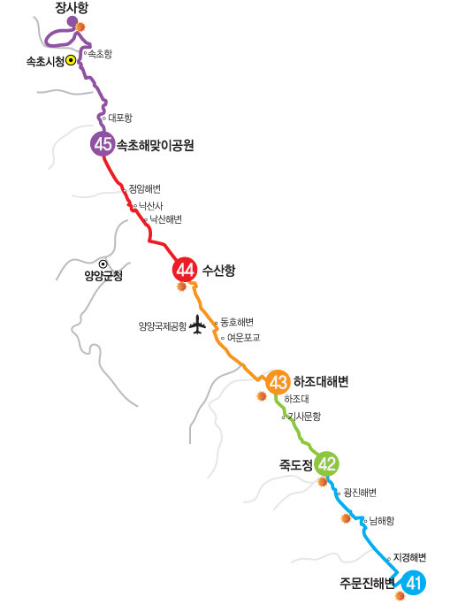해파랑길 1코스 이미지