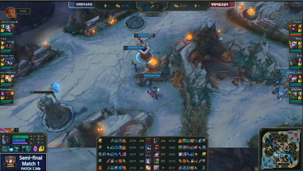 [LOL] 실시간 레이디스 실버리그 근황.jpg | 인스티즈