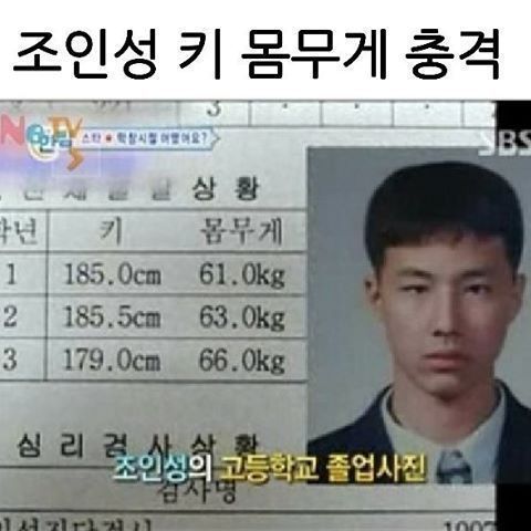 조인성 고등학교 생활기록부 | 인스티즈
