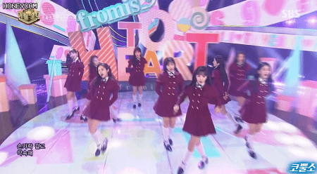 프로미스나인_인기가요.gif | 인스티즈