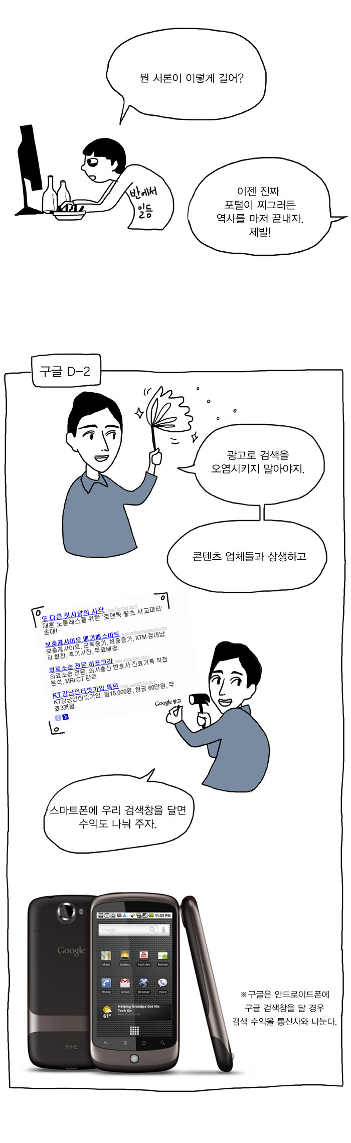 한국의 포털은 어떻게 찌그러들었나?.Manhwa | 인스티즈